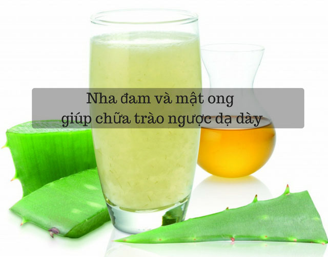 Chữa trào ngược dạ dày bằng nước ép nha đam