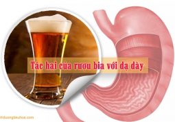tác hại của rượu bia tới dạ dày