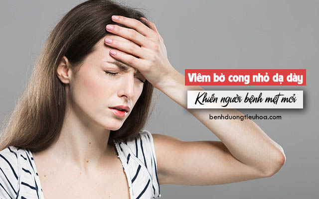 triệu chứng của bệnh viêm bờ cong dạ dày