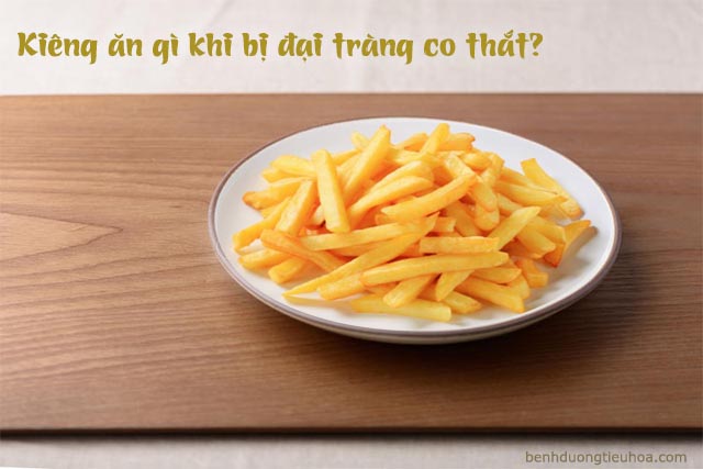 bệnh đại tràng co thắt kiêng ăn gì