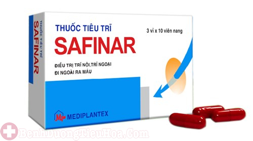 Thuốc tiêu trĩ Safinar chữa bệnh trĩ