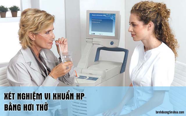 xét nghiệm vi khuẩn Hp bằng hơi thở