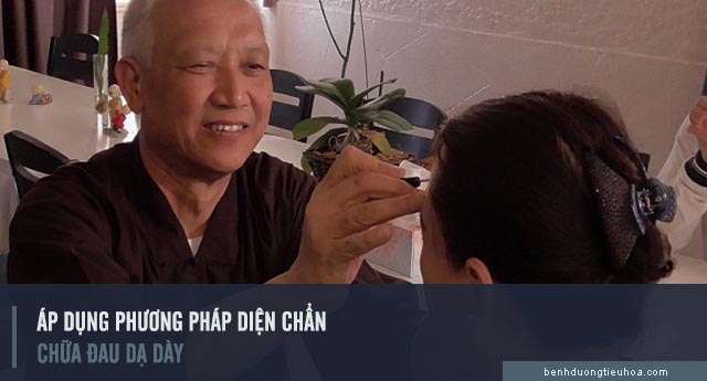 chữa đau dạ dày bằng diện chẩn