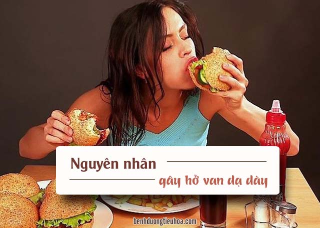 nguyên nhân gây hở van dạ dày