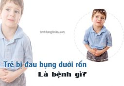 trẻ bị đau bụng ở dưới rốn là bệnh gì