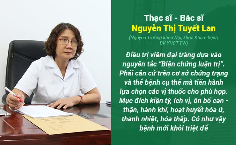 Nguyên lý điều trị bệnh đại tràng của Đông y