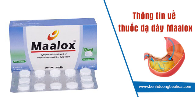 Thông tin về thuốc dạ dày Maalox