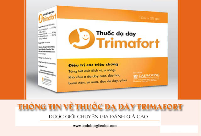 Thông tin về thuốc dạ dày Trimafort