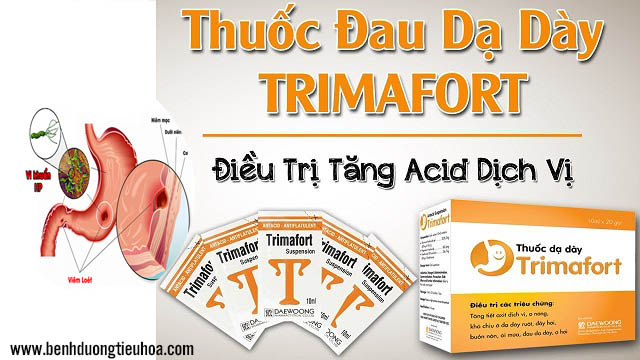 Thông tin về thuốc dạ dày Trimafort