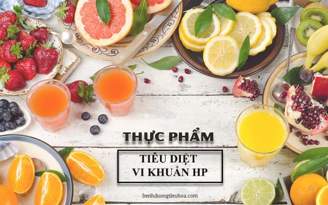 thực phẩm tiêu diệt vi khuẩn HP