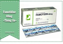 thông tin về Famotidine 40mg