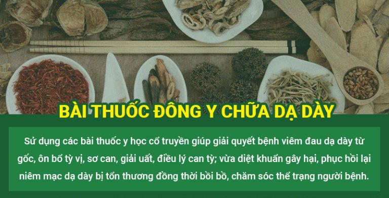 Nguyên lý trị viêm đau dạ dày của Đông y