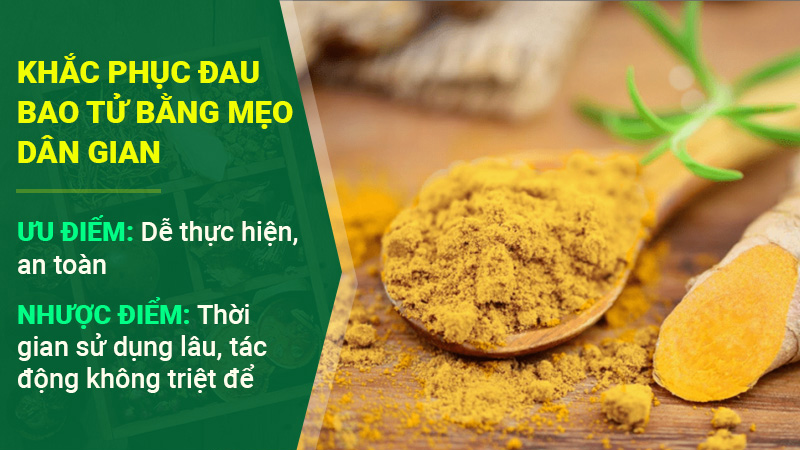 Nghệ là nguyên liệu phổ biến được dùng trong điều trị bệnh đau bao tử