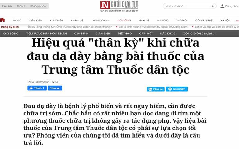 Báo chí giới thiệu về Thuốc dân tộc