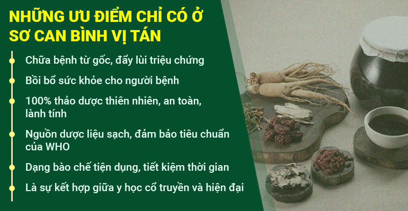 Những điểm ưu việt của bài thuốc Sơ can Bình vị tán