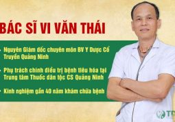 Bác sĩ Vi Văn Thái, chuyên gia đầu ngành YHCT