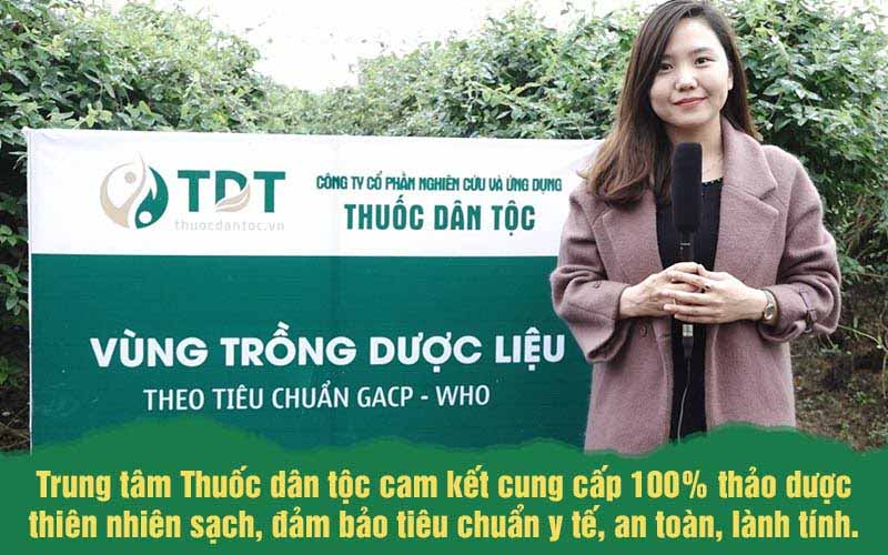 Vườn trồng dược liệu của Trung tâm Thuốc dân tộc