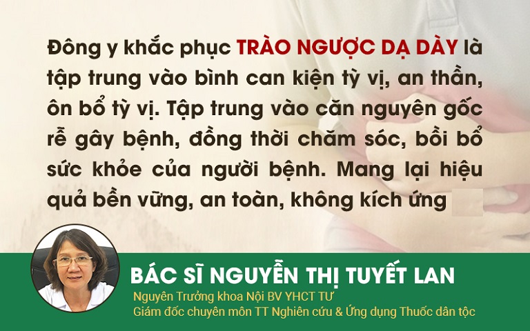 Nguyên tắc điều trị trào ngược hiệu quả bằng Đông y